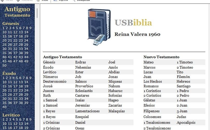 usb biblia portable