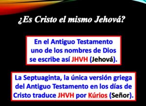 ¿Jesús es el mismo Jehová? Explicación en PowerPoint