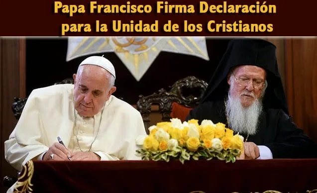 Papa Francisco union con ortodoxos