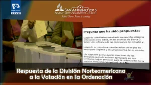 Respuesta de la División Norteamericana a la Votación en la Ordenación de la Mujer