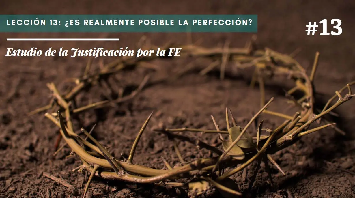 Lección 13: ¿Es realmente posible la perfección?