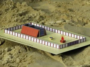 El Santuario mini-modelo a escala para armar