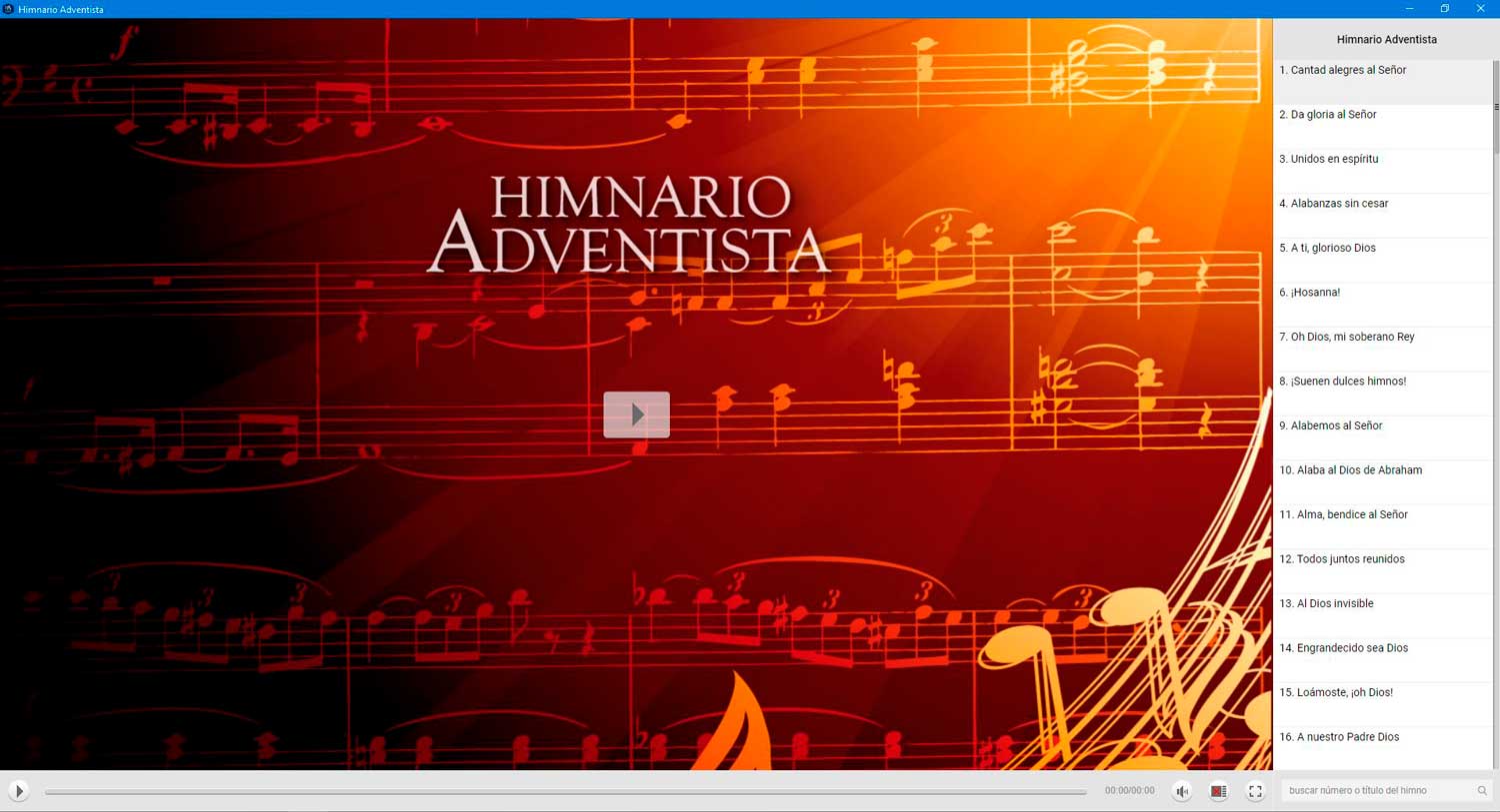 Himnario Adventista App [versión mejorada 2021] para Windows