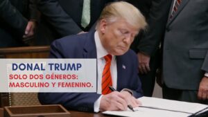 Donald Trump anuncia que su gobierno reconocerá solo dos géneros: masculino y femenino.